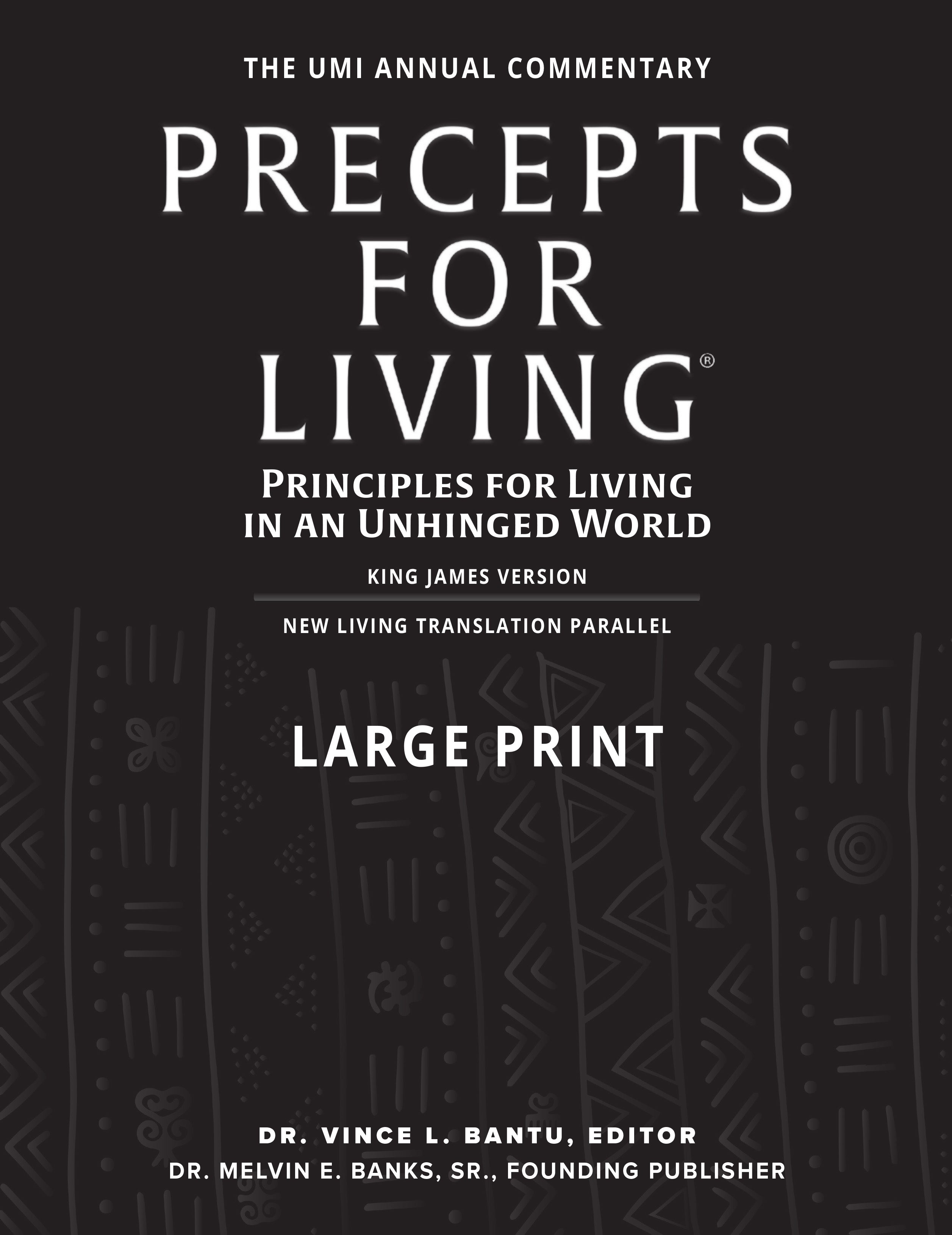 Precepts For Living LARGE PRINT 20242025 National Primitive Baptist