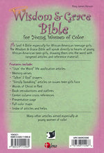 Load image into Gallery viewer, Wisdom And Grace Bible For Young Women Of Color