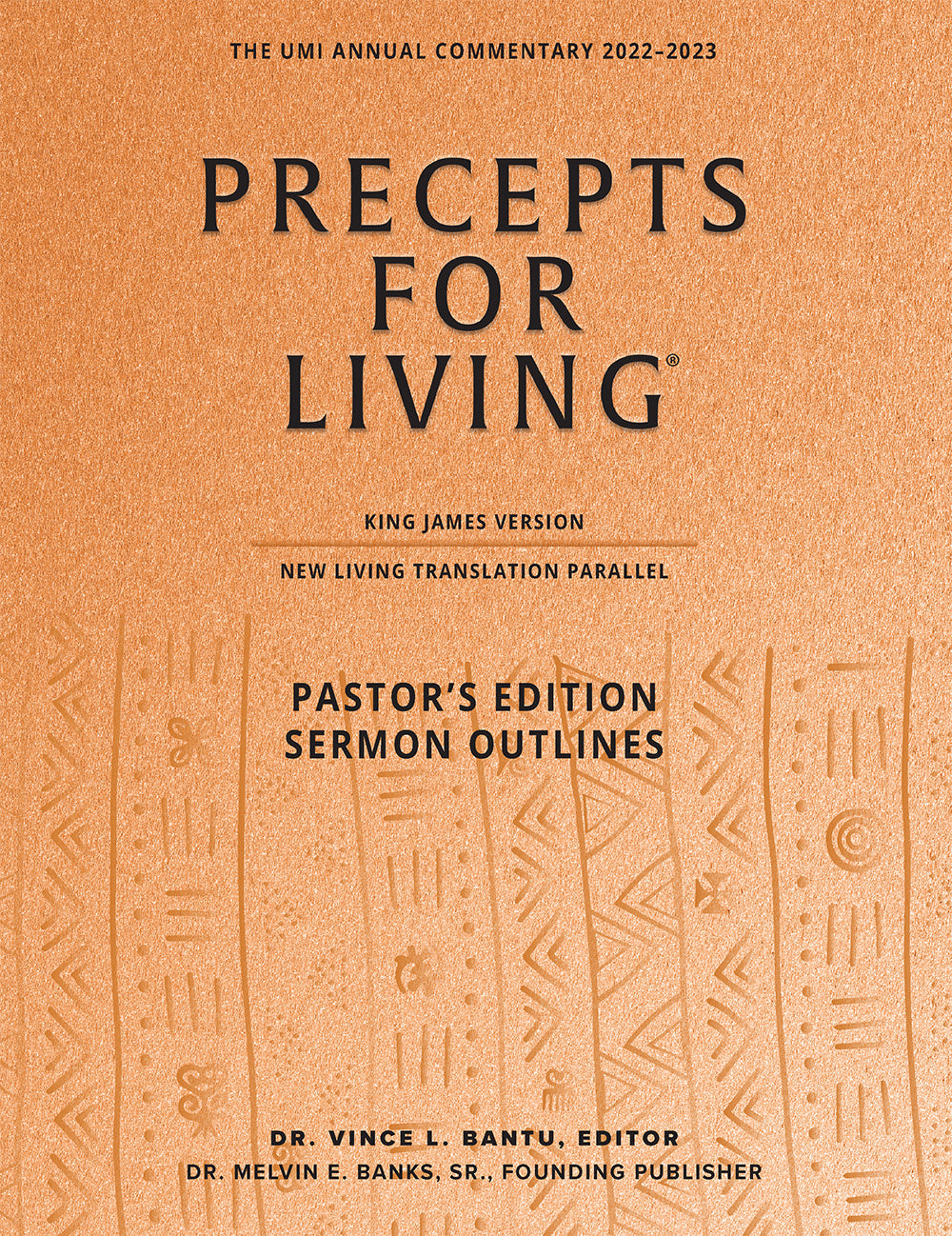 Precepts For Living  Pastor (Large Print + Sermon Notes) 2022-2023